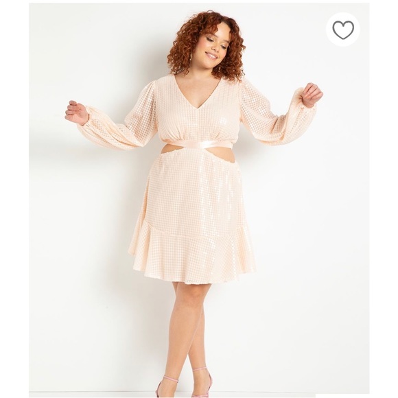 Eloquii Dresses & Skirts - Eloquii Cutout Sequin Dress